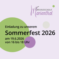 Ankündigung Sommerfest 2026